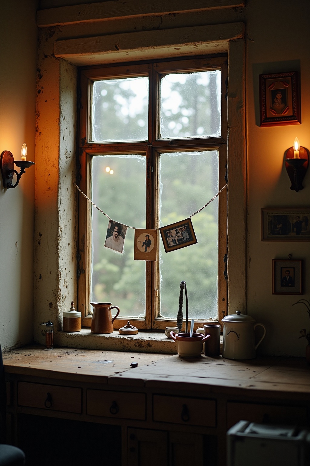 8 Alte Fensterrahmen als Fotorahmen Ideen