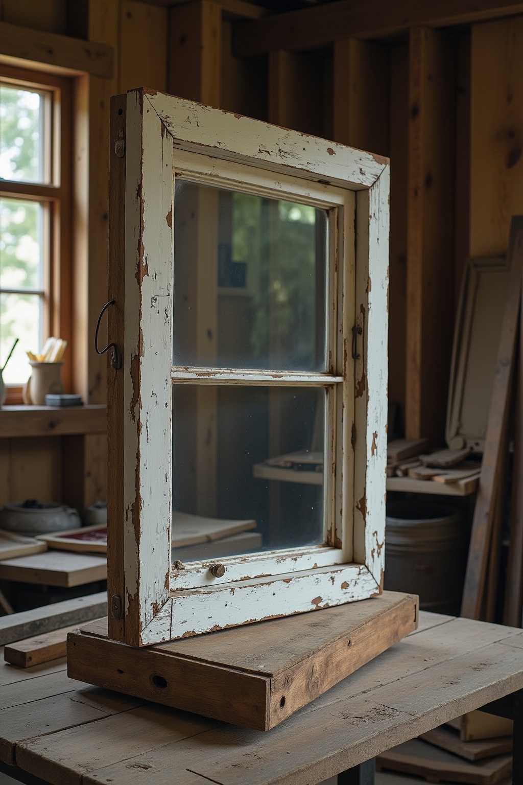 8 Alte Fensterrahmen als Fotorahmen Ideen