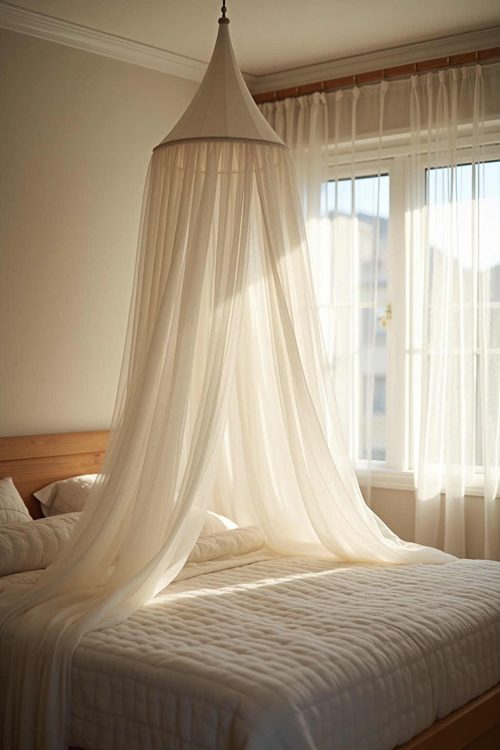 Baldachin aus Tüll oder Leinen Ideen