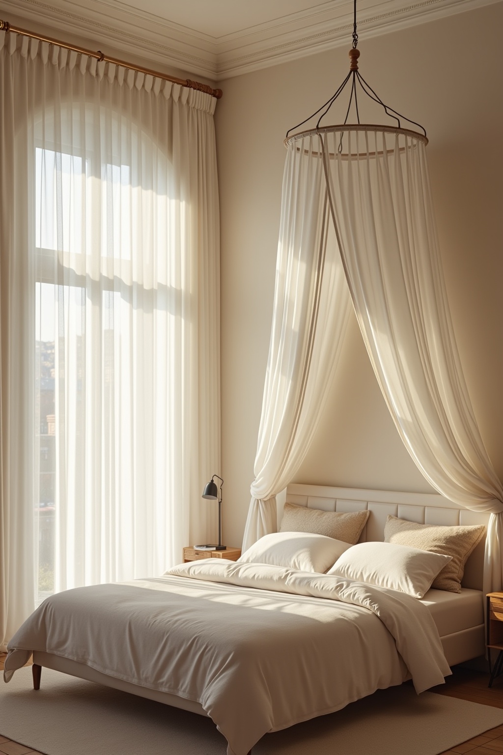 Baldachin aus Tüll oder Leinen Ideen