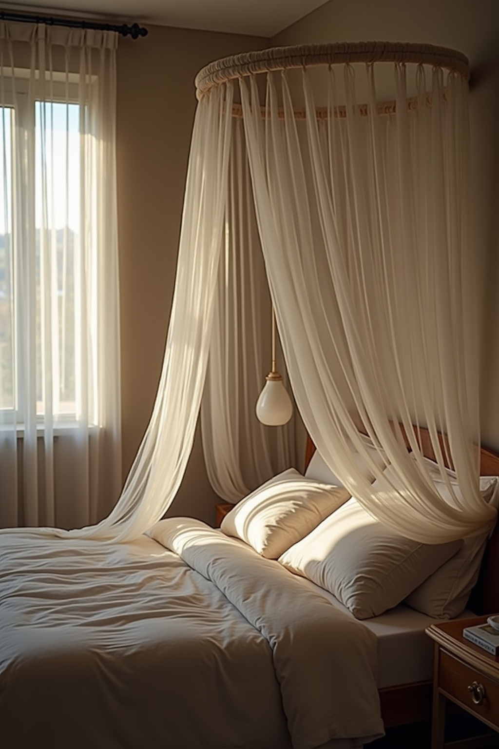 Baldachin aus Tüll oder Leinen Ideen