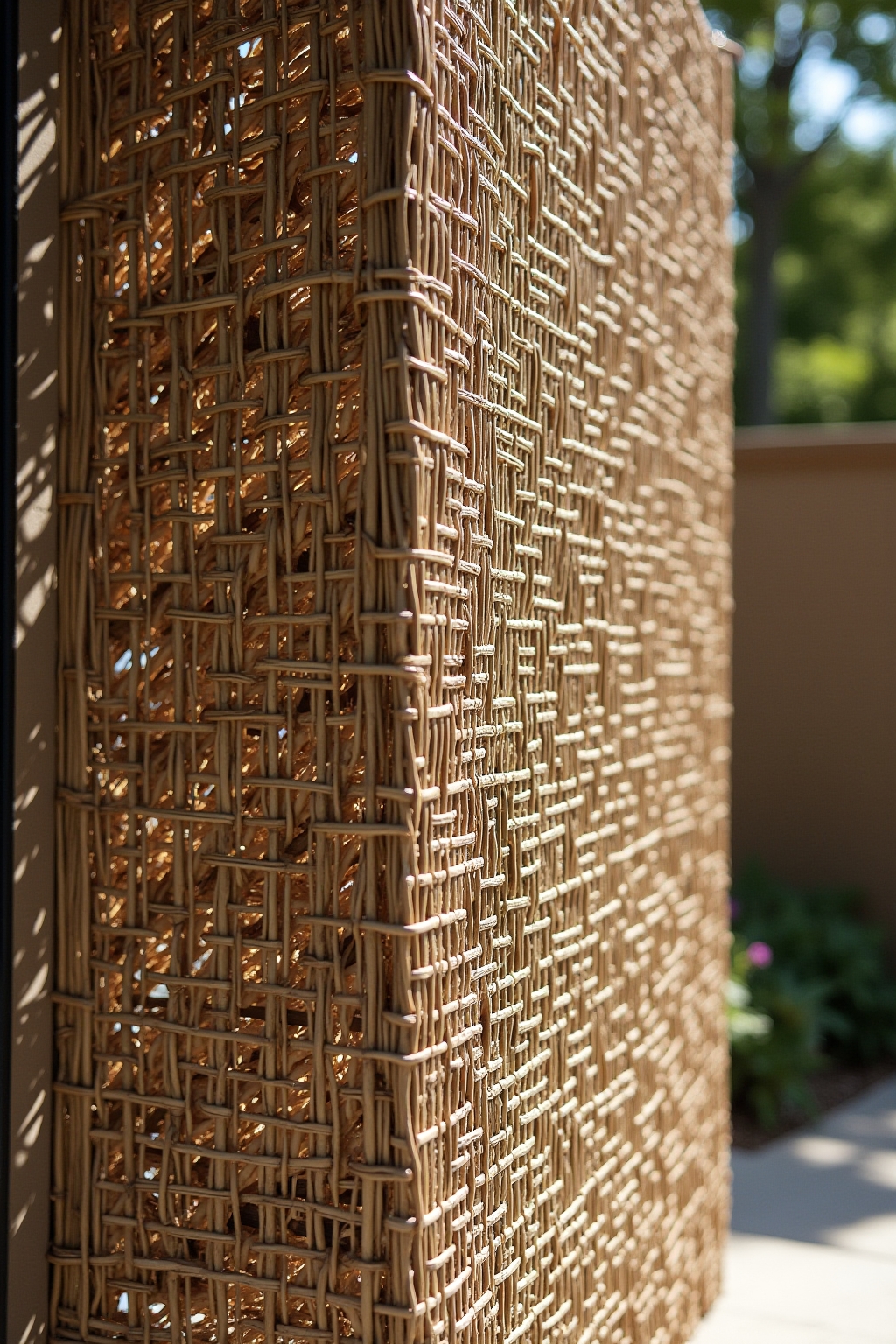 8 Balkon-Sichtschutz aus Weidematten Ideen 8 Balkon-Sichtschutz aus Weidematten Ideen