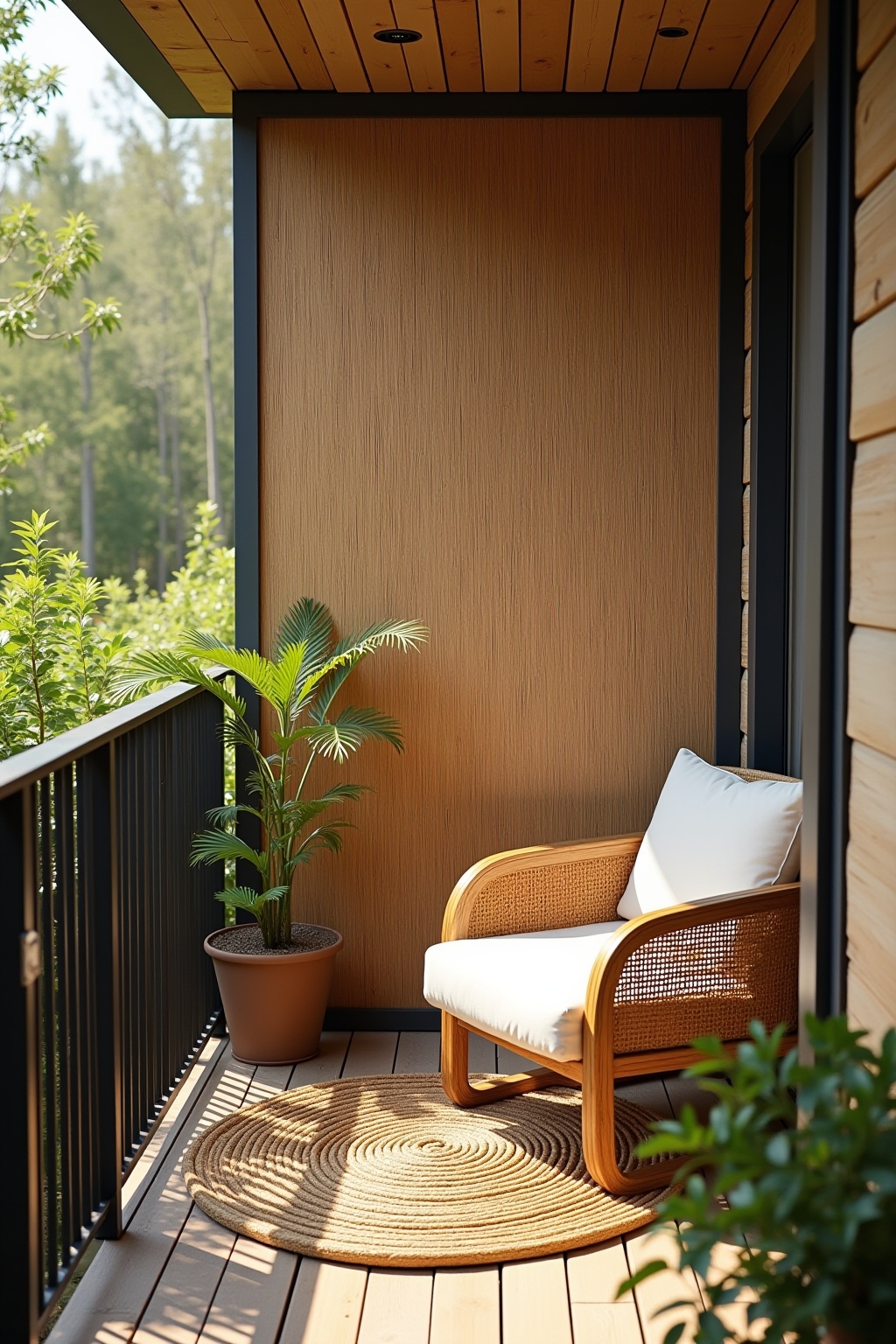 8 Balkon-Sichtschutz aus Weidematten Ideen