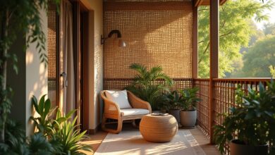 Balkon-Sichtschutz aus Weidematten-Titel