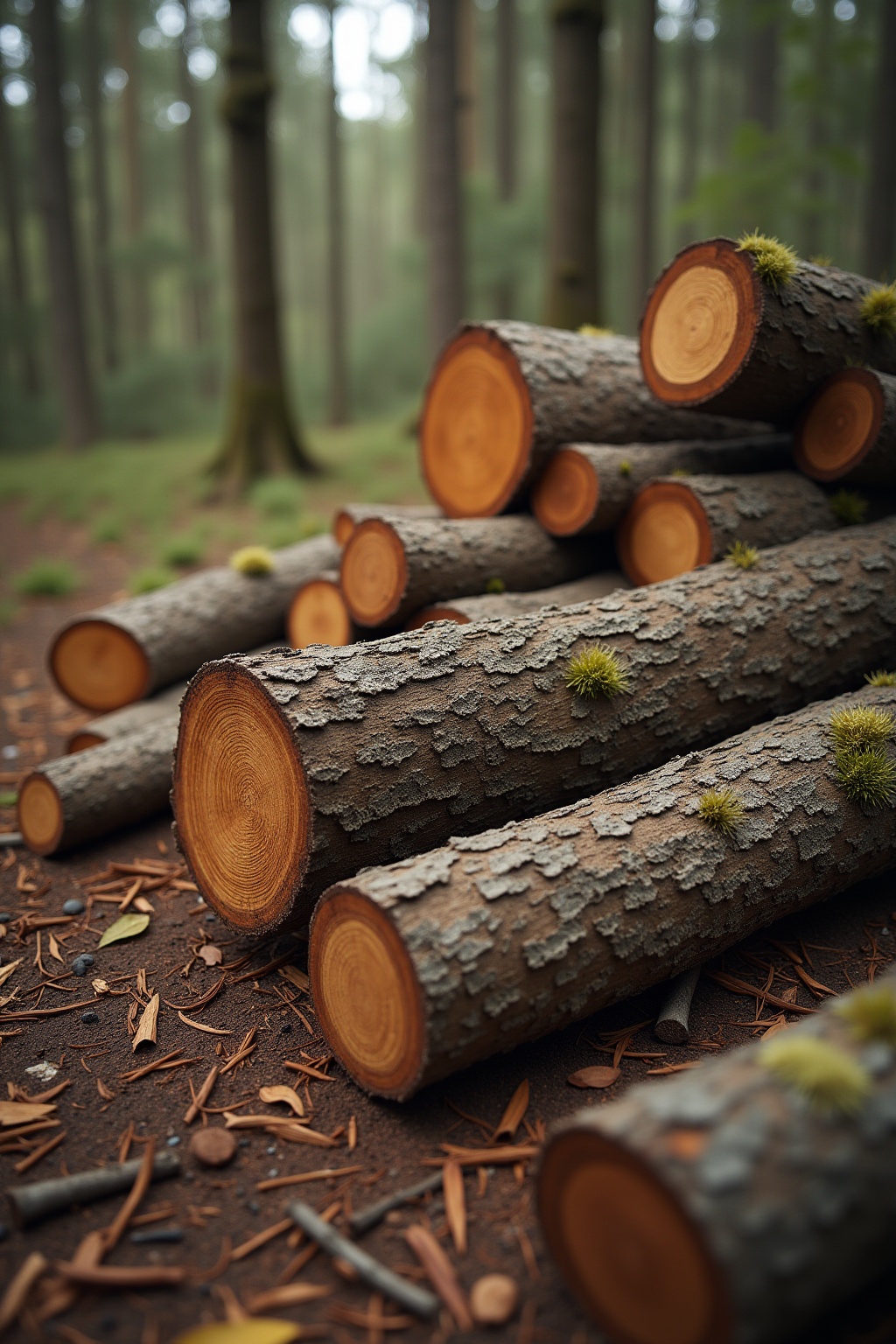 8 Beistelltisch aus einem Baumstamm Ideen