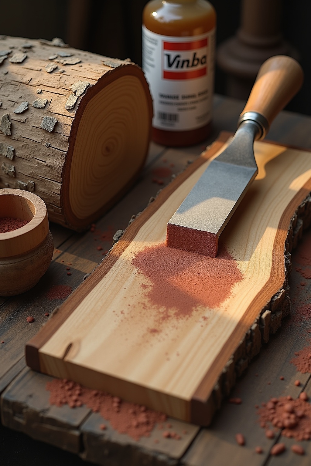 8 Beistelltisch aus einem Baumstamm Ideen