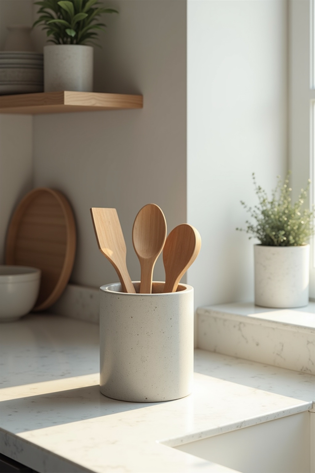 Besteckhalter aus Beton für dein Zuhause