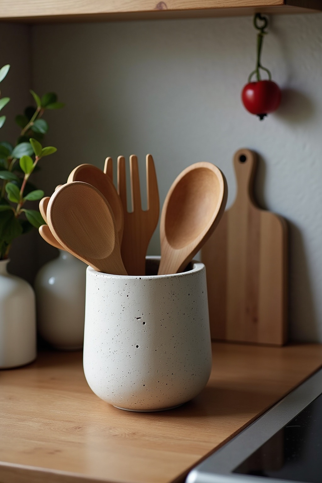 Besteckhalter aus Beton für dein Zuhause