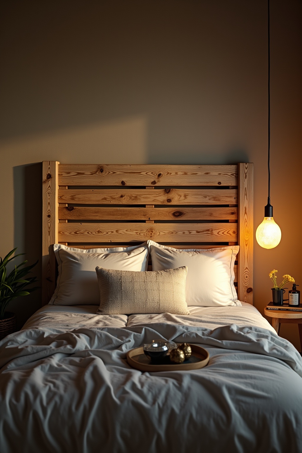 Betthaupt aus alten Paletten Ideen