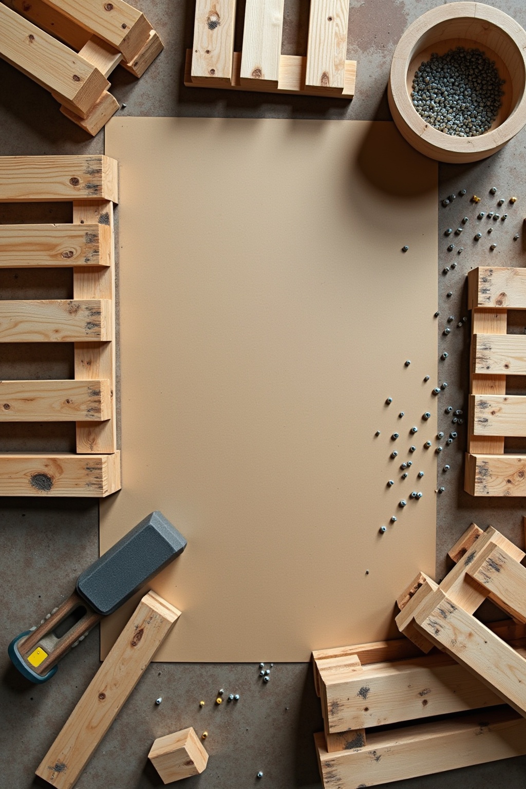 Betthaupt aus alten Paletten Ideen