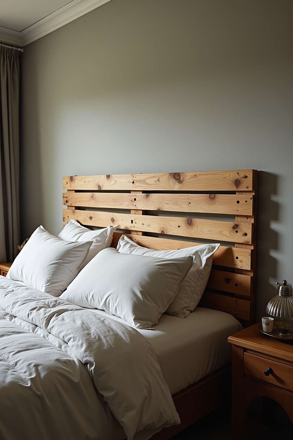 Betthaupt aus alten Paletten Ideen