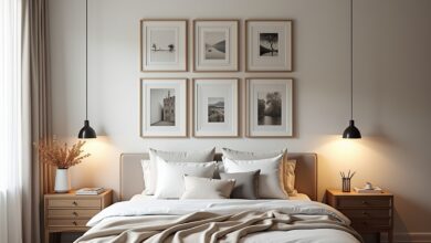 Bilderleiste über dem Bett-Titel