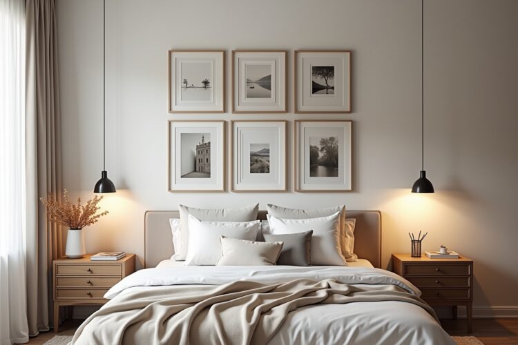 Bilderleiste über dem Bett Ideen