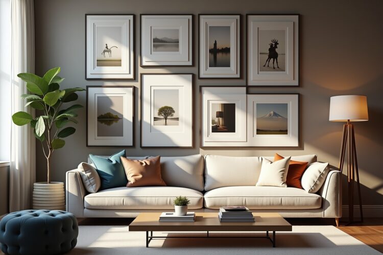 8 Bilderwand im Gallery-Wall-Stil Ideen