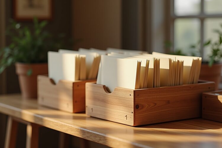 8 Briefsortierer aus Holz für dein Zuhause