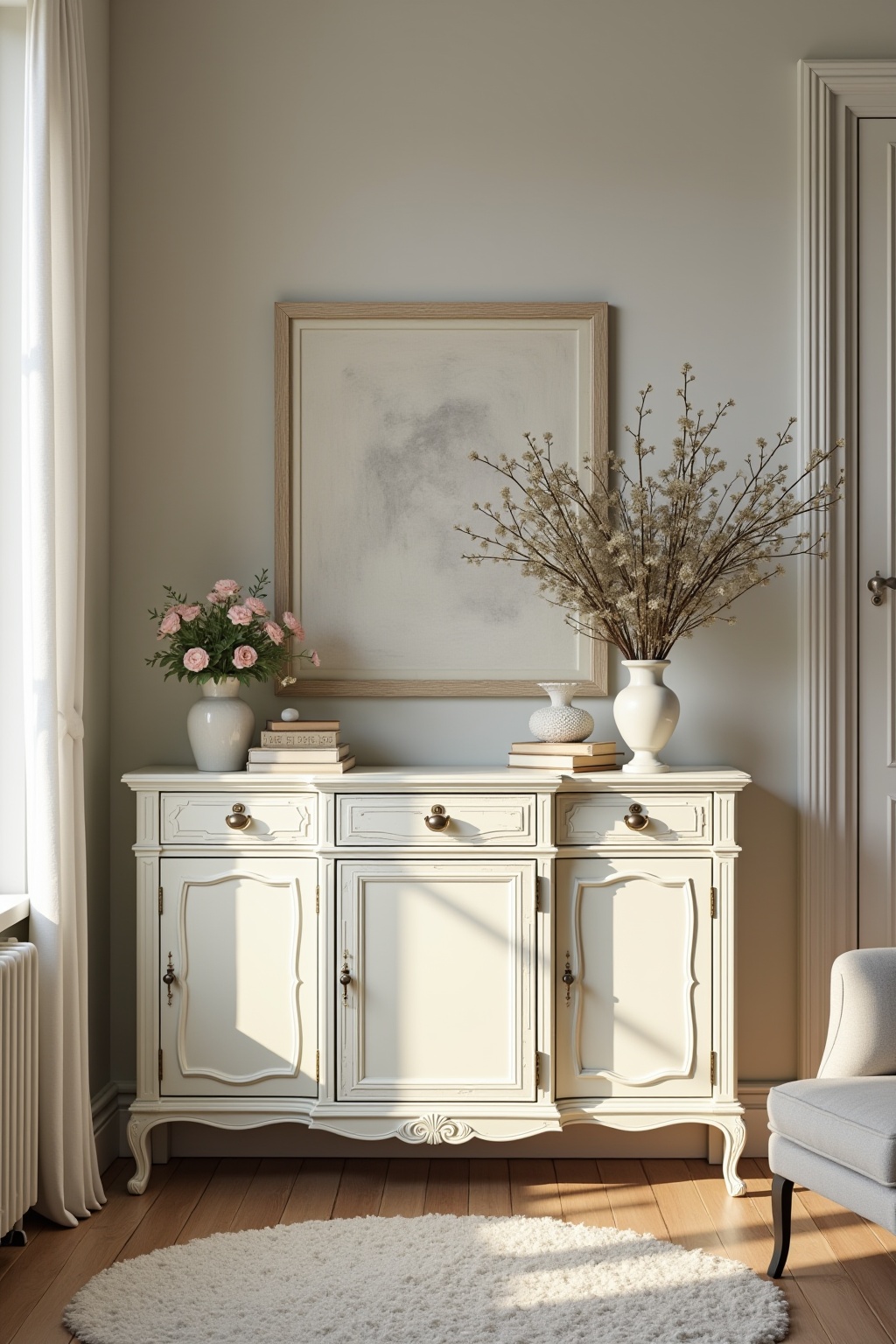 Buffet-Schrank im Shabby-Chic Ideen