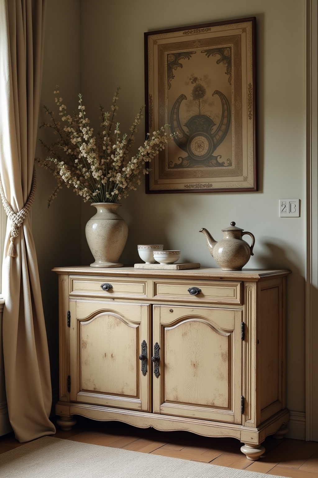 Buffet-Schrank im Shabby-Chic Ideen