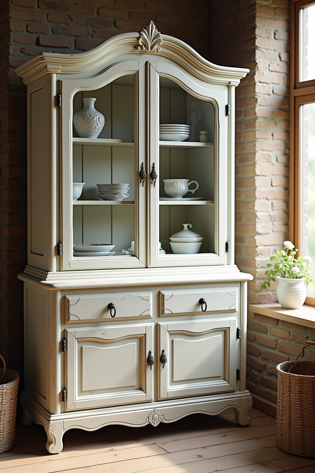 Buffet-Schrank im Shabby-Chic Ideen
