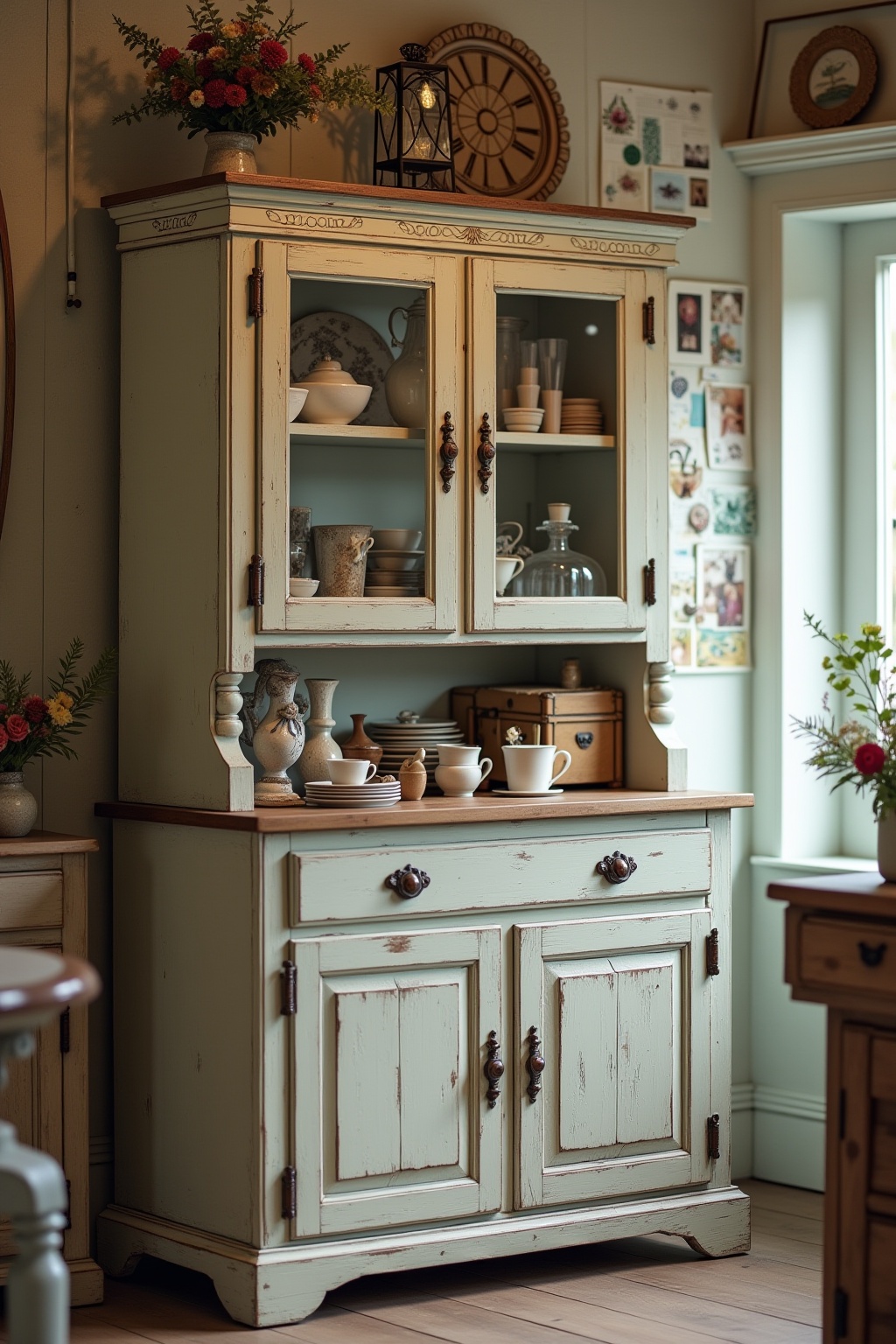 Buffet-Schrank im Shabby-Chic Ideen