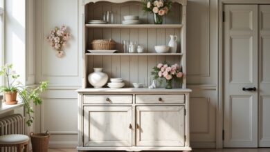Buffet-Schrank im Shabby-Chic-Titel