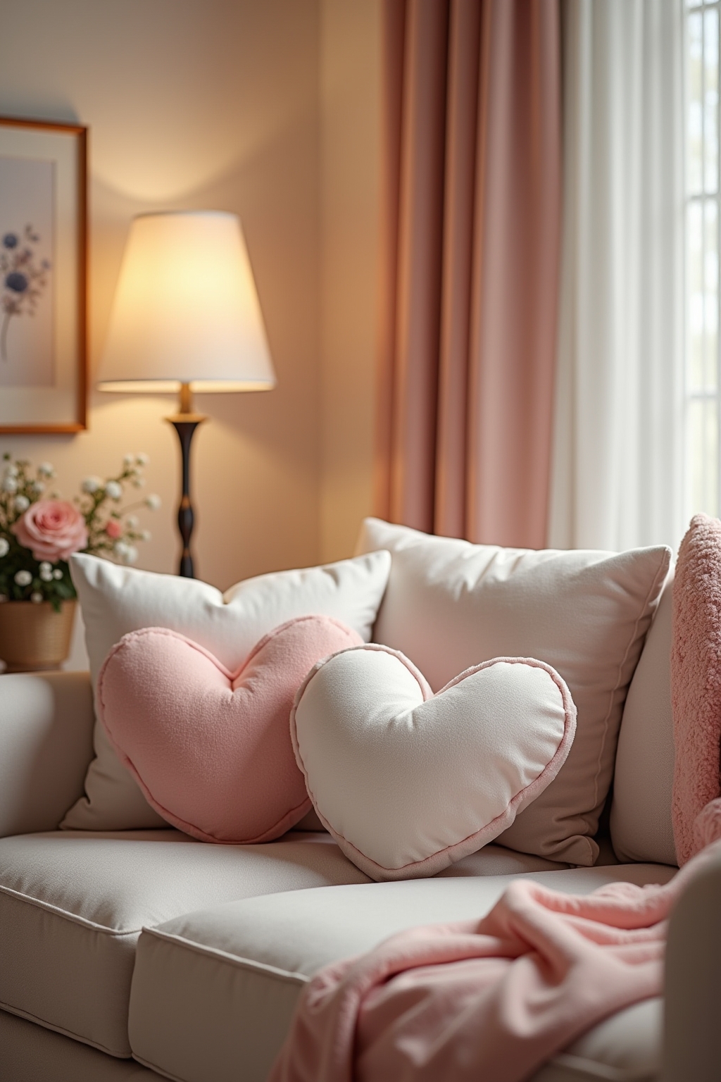 8 Dekokissen in Herzform für dein Zuhause