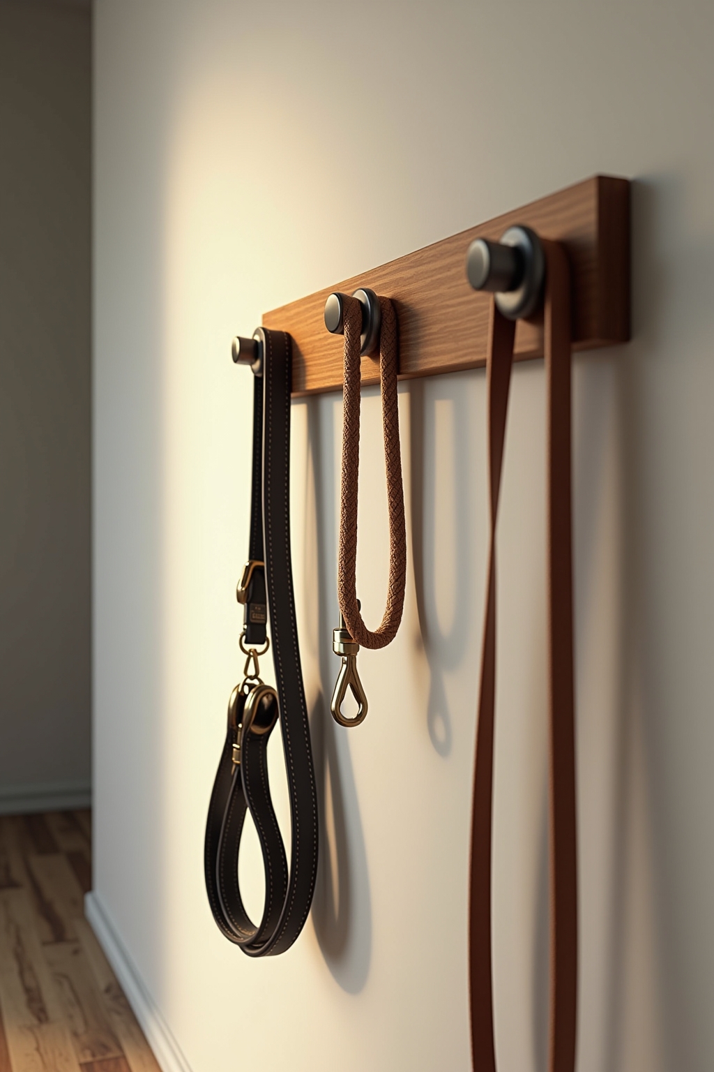 8 Dekorative Aufbewahrung für Hundeleinen