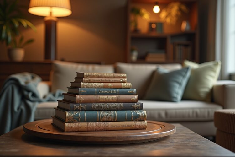 8 Dekorative Bücherstapel als Coffee Table Books