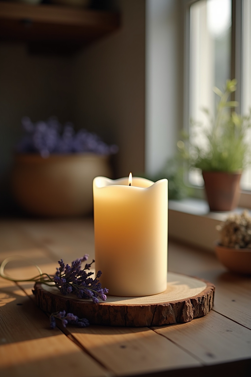 Duftkerzen mit Lavendelaroma zum Wohlfühlen