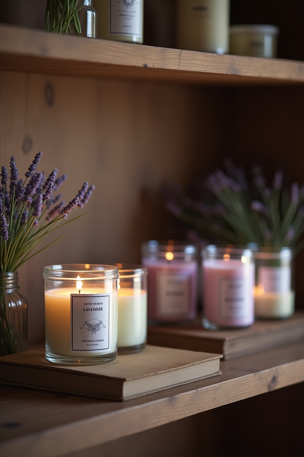 Duftkerzen mit Lavendelaroma zum Wohlfühlen