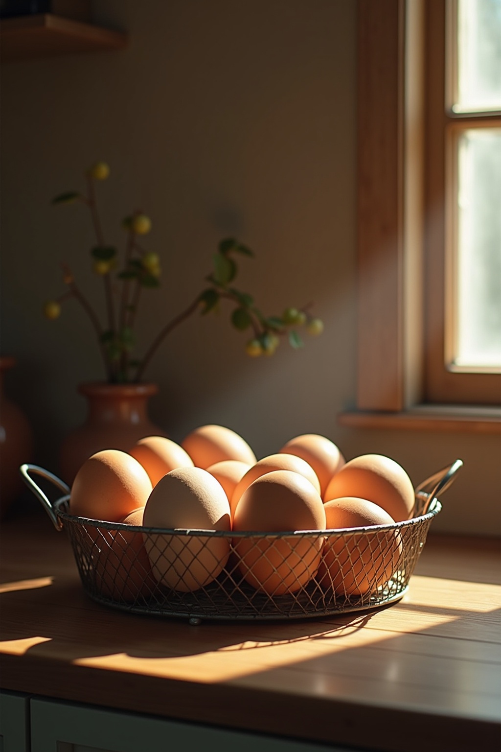 Eierkorb aus Metall Ideen für Zuhause
