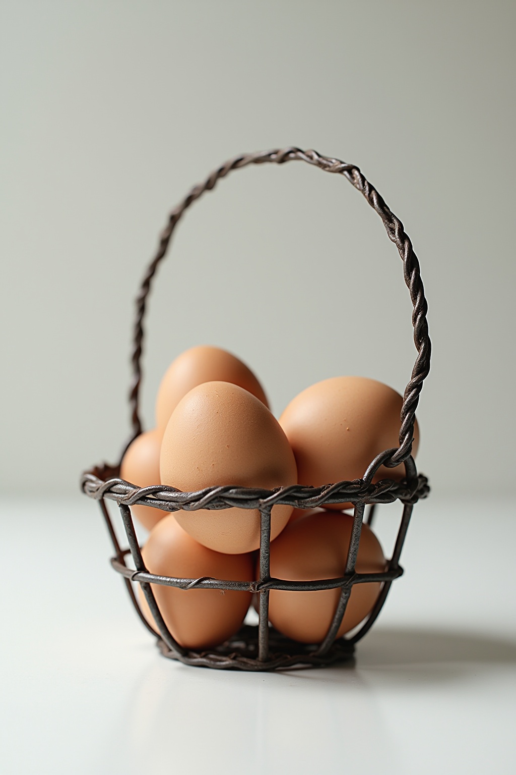 Eierkorb aus Metall Ideen für Zuhause