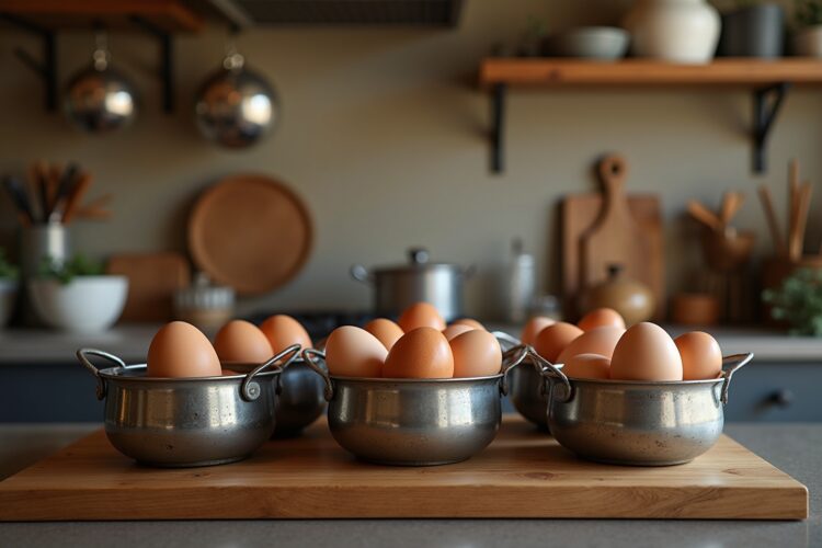 Eierkorb aus Metall Ideen für Zuhause