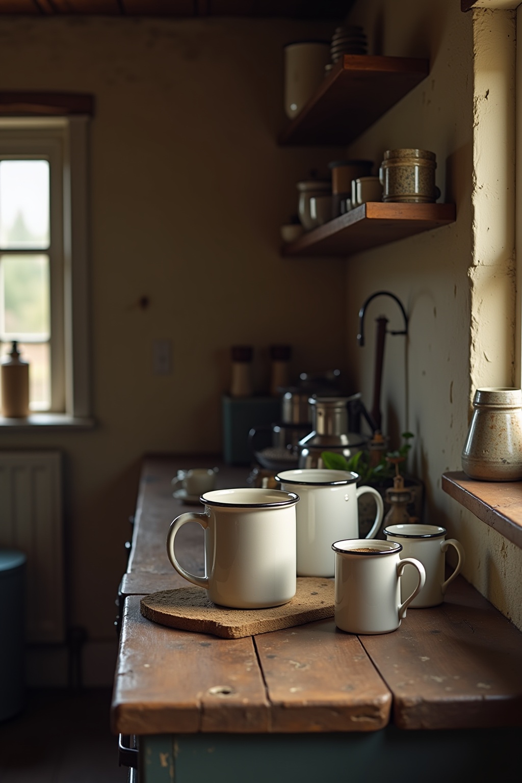 Emaille-Becher für Landhaus-Charme Ideen
