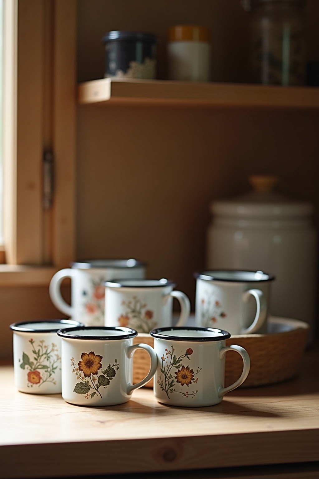 Emaille-Becher für Landhaus-Charme Ideen
