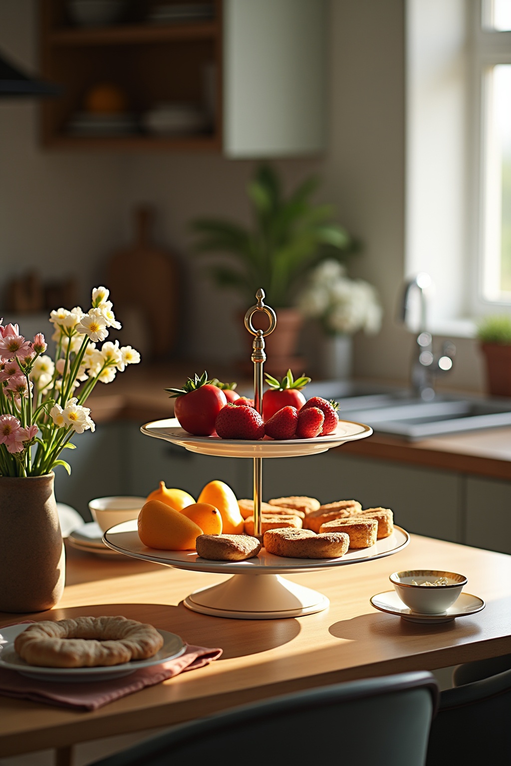 Etagere für Obst und Gebäck Ideen