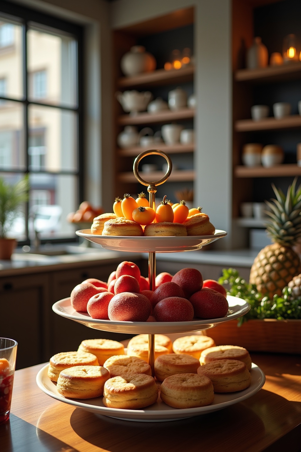 Etagere für Obst und Gebäck Ideen