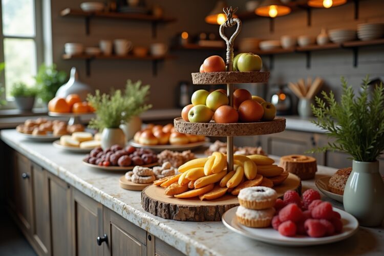Etagere für Obst und Gebäck Ideen