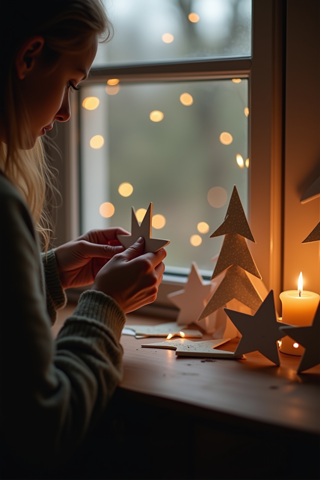 8 Fensterdeko mit hängenden Sternen Ideen 8 Fensterdeko mit hängenden Sternen Ideen