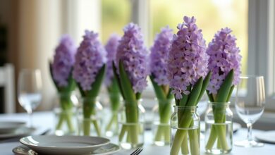 Frühlingsdeko mit Hyazinthen im Glas-Titel