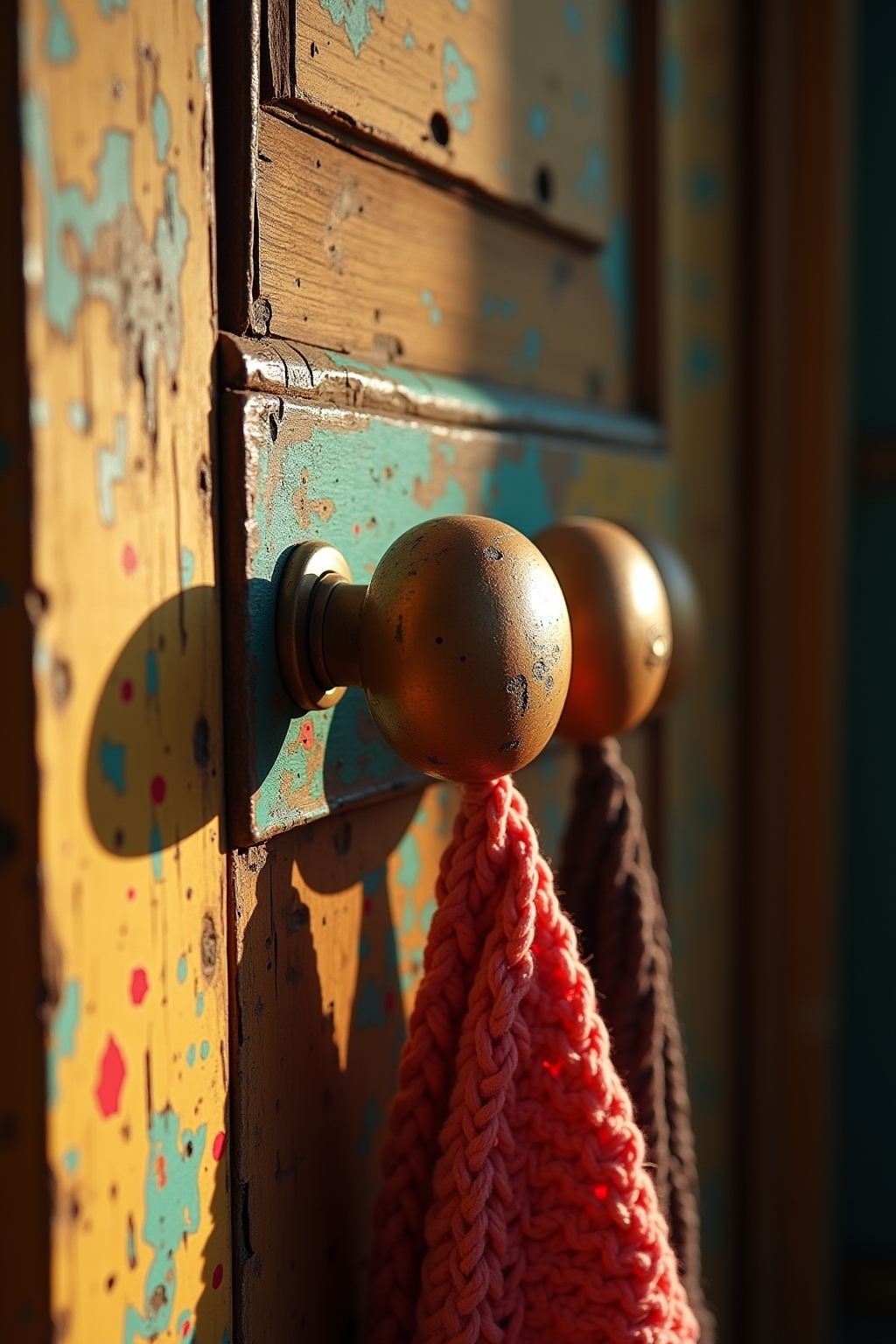 8 Garderobe aus alten Türknäufen selber machen