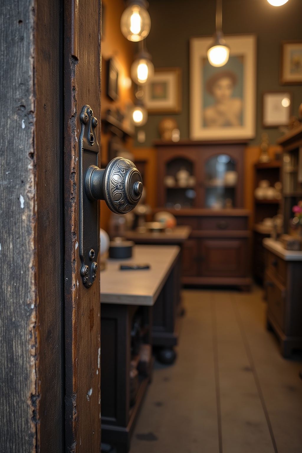 8 Garderobe aus alten Türknäufen selber machen