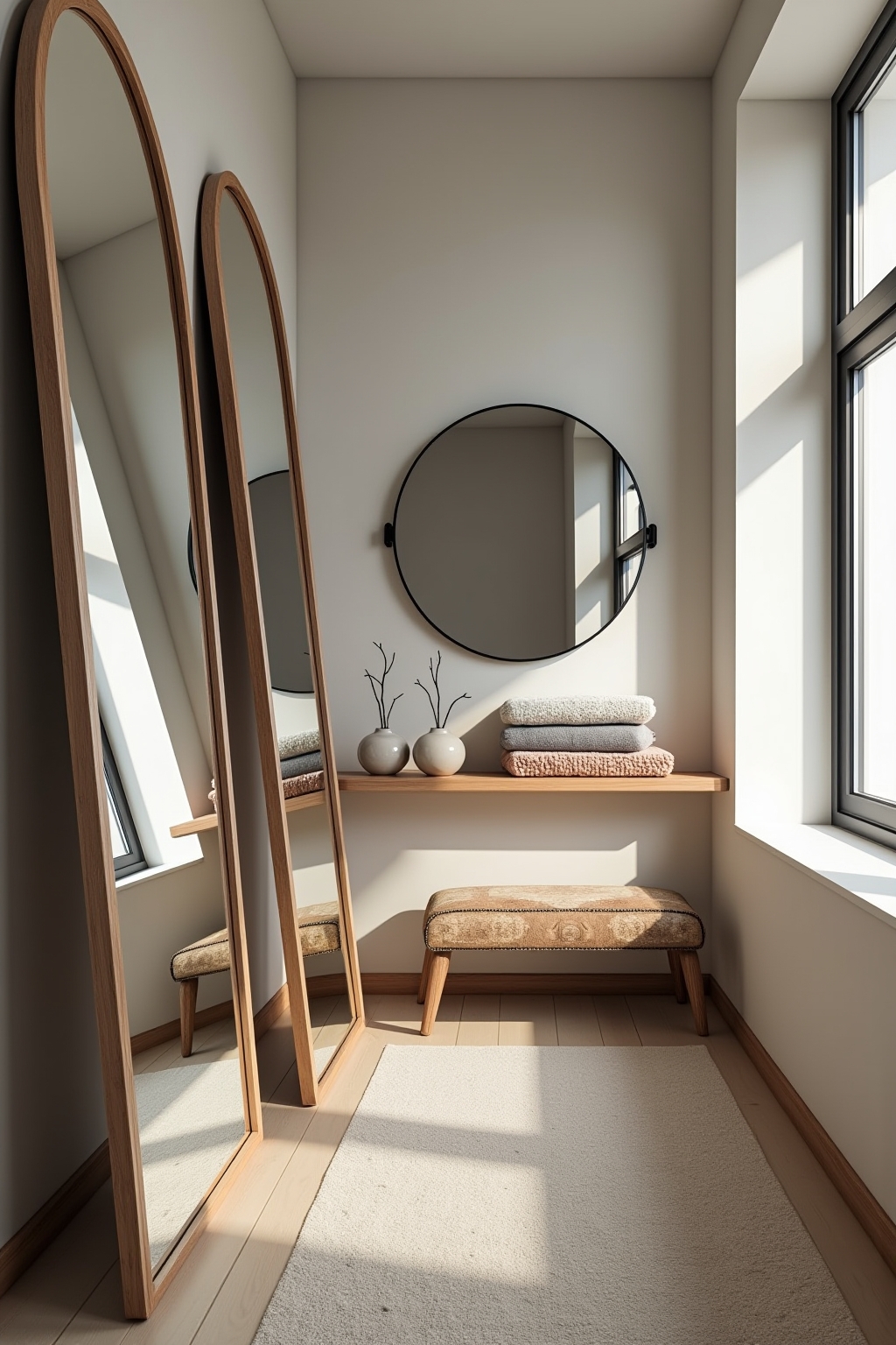 8 Garderobenspiegel mit Ablage Ideen