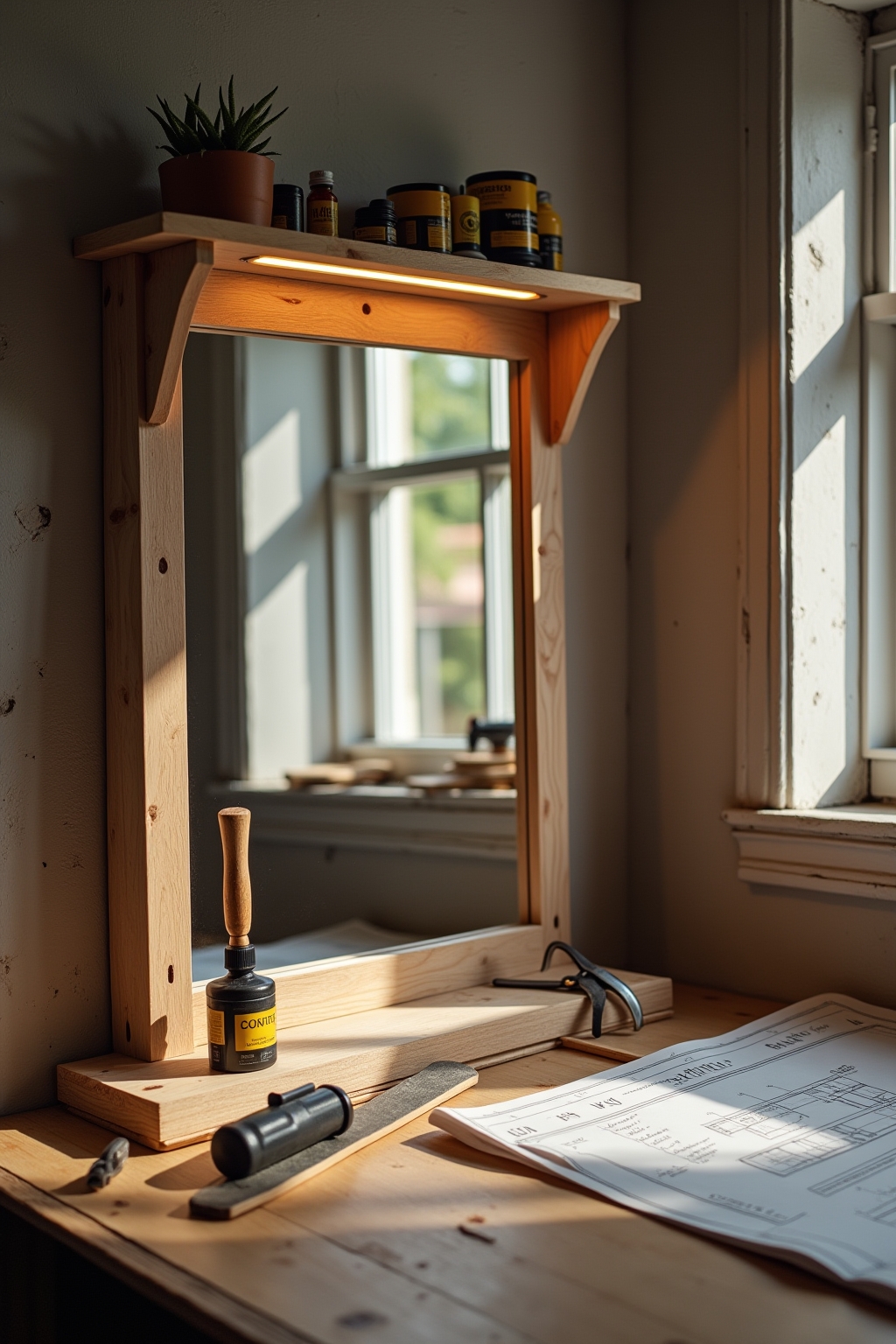 8 Garderobenspiegel mit Ablage Ideen