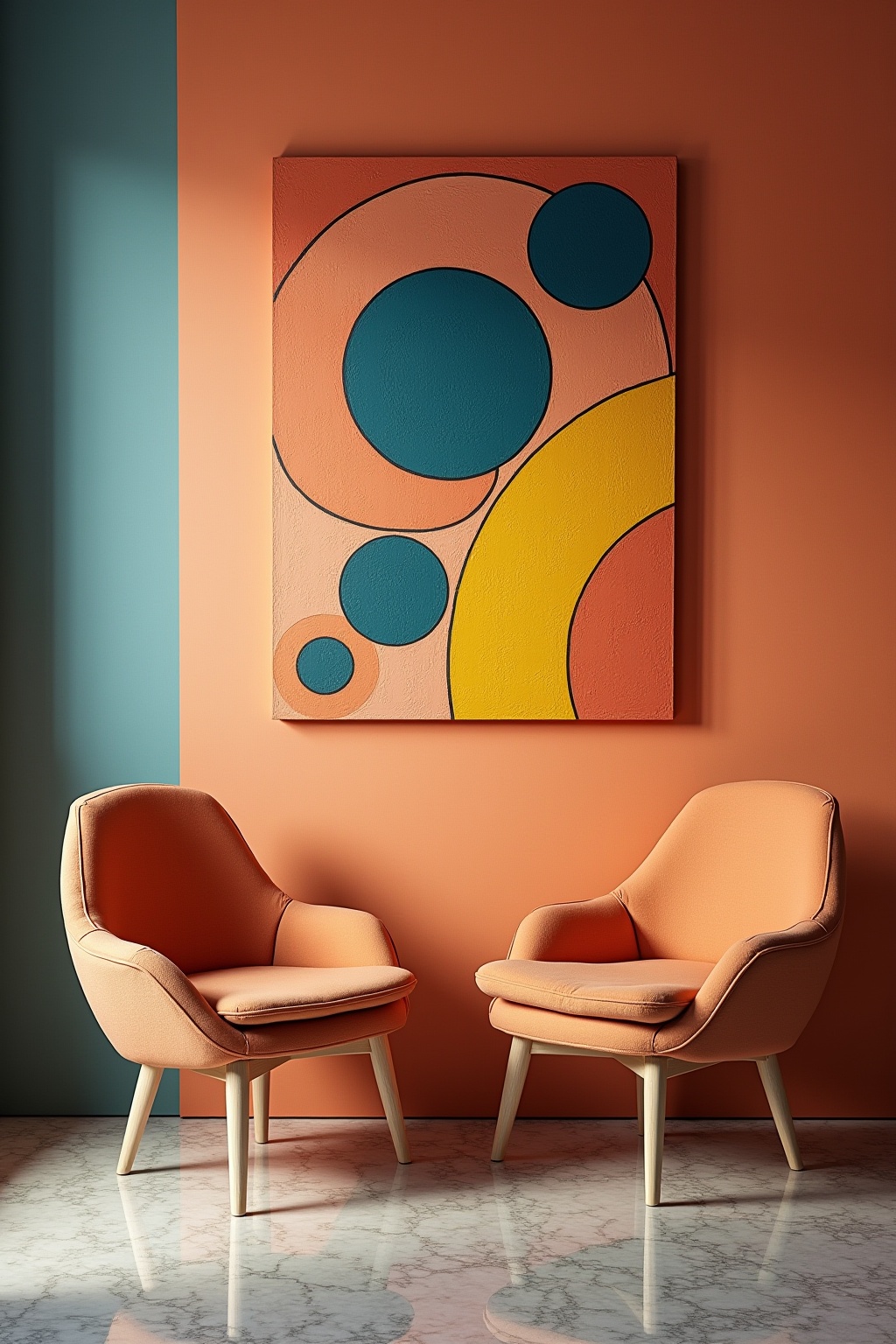 8 Geometrische Wandbemalung Ideen für dein Zuhause