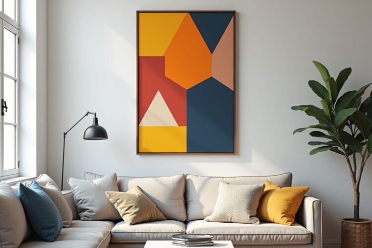 8 Geometrische Wandbemalung Ideen für dein Zuhause