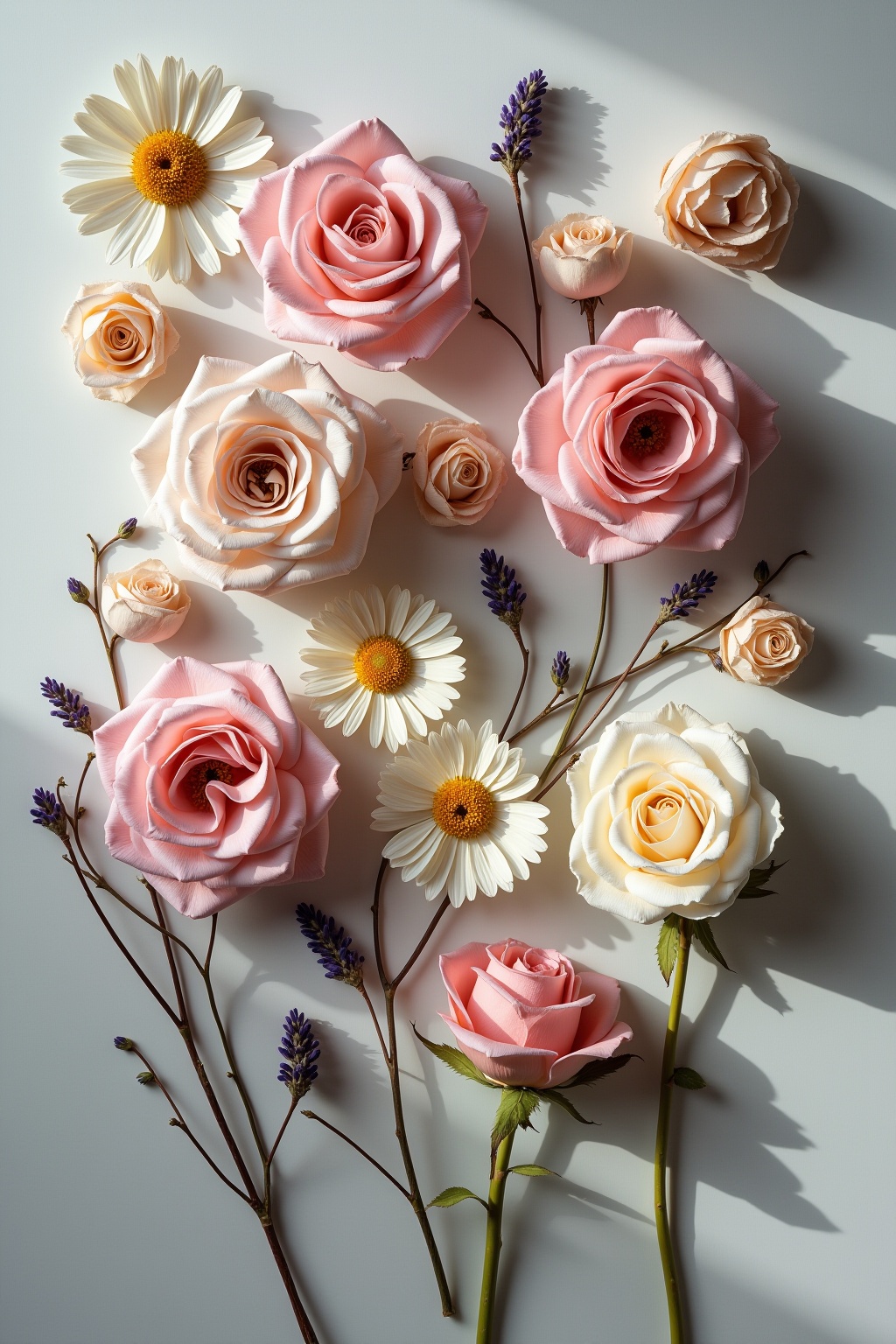 8 Gerahmte getrocknete Blumen für Zuhause