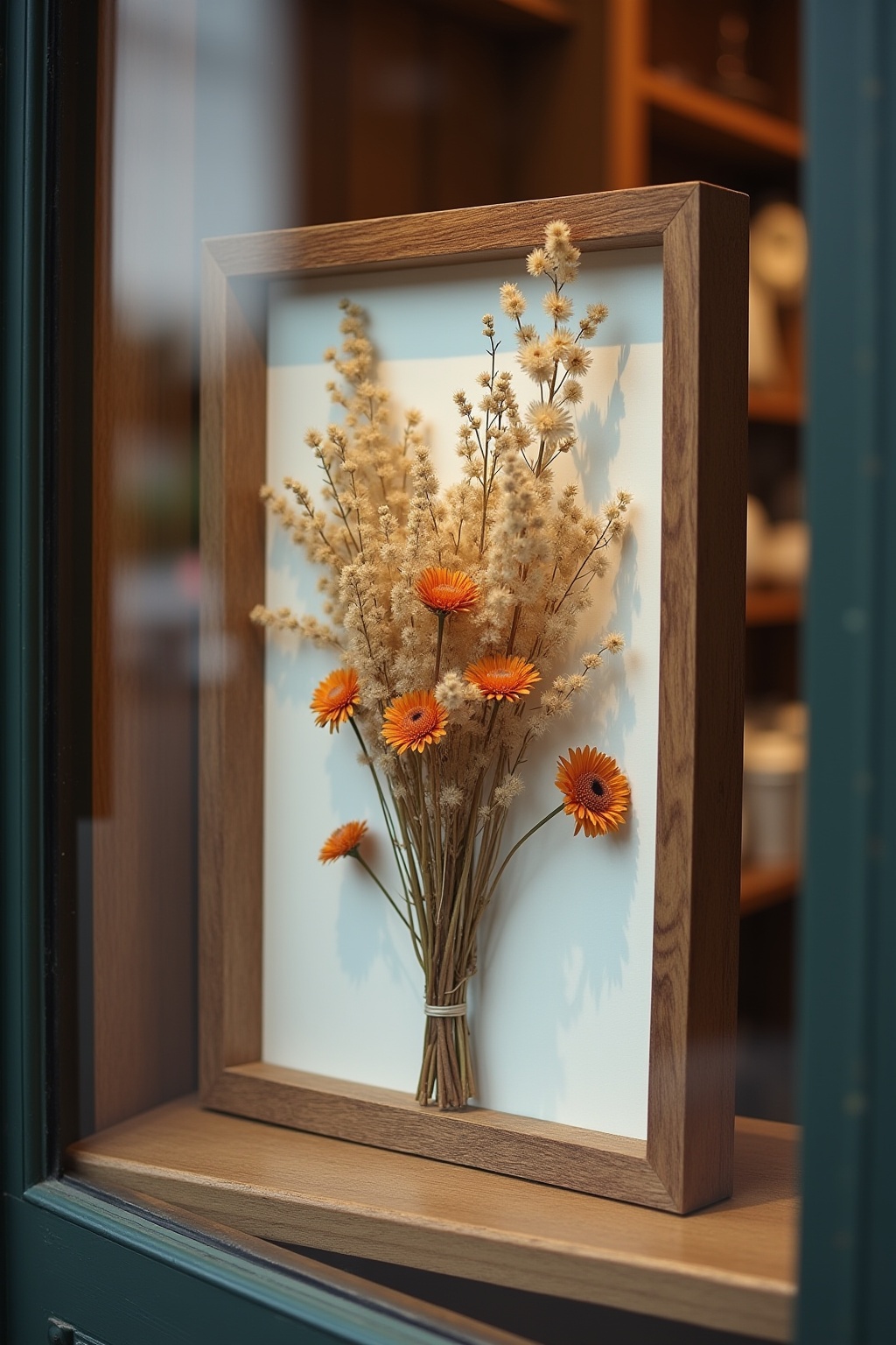 8 Gerahmte getrocknete Blumen für Zuhause