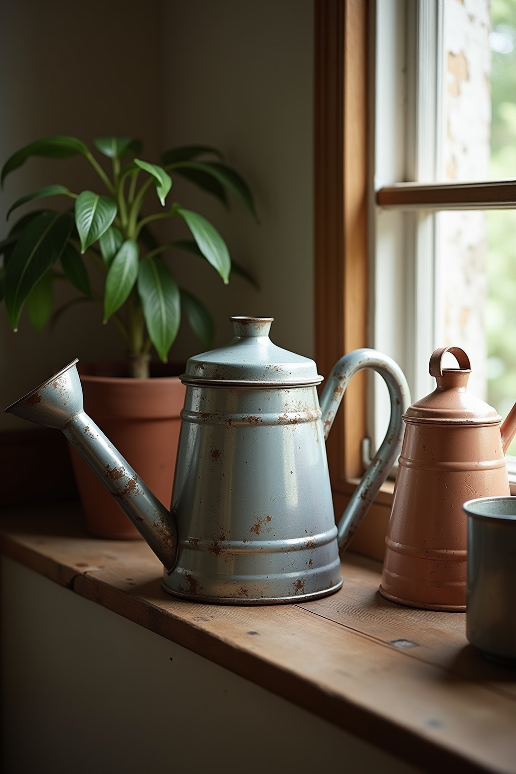 8 Gießkanne im Vintage-Stil als Deko Ideen