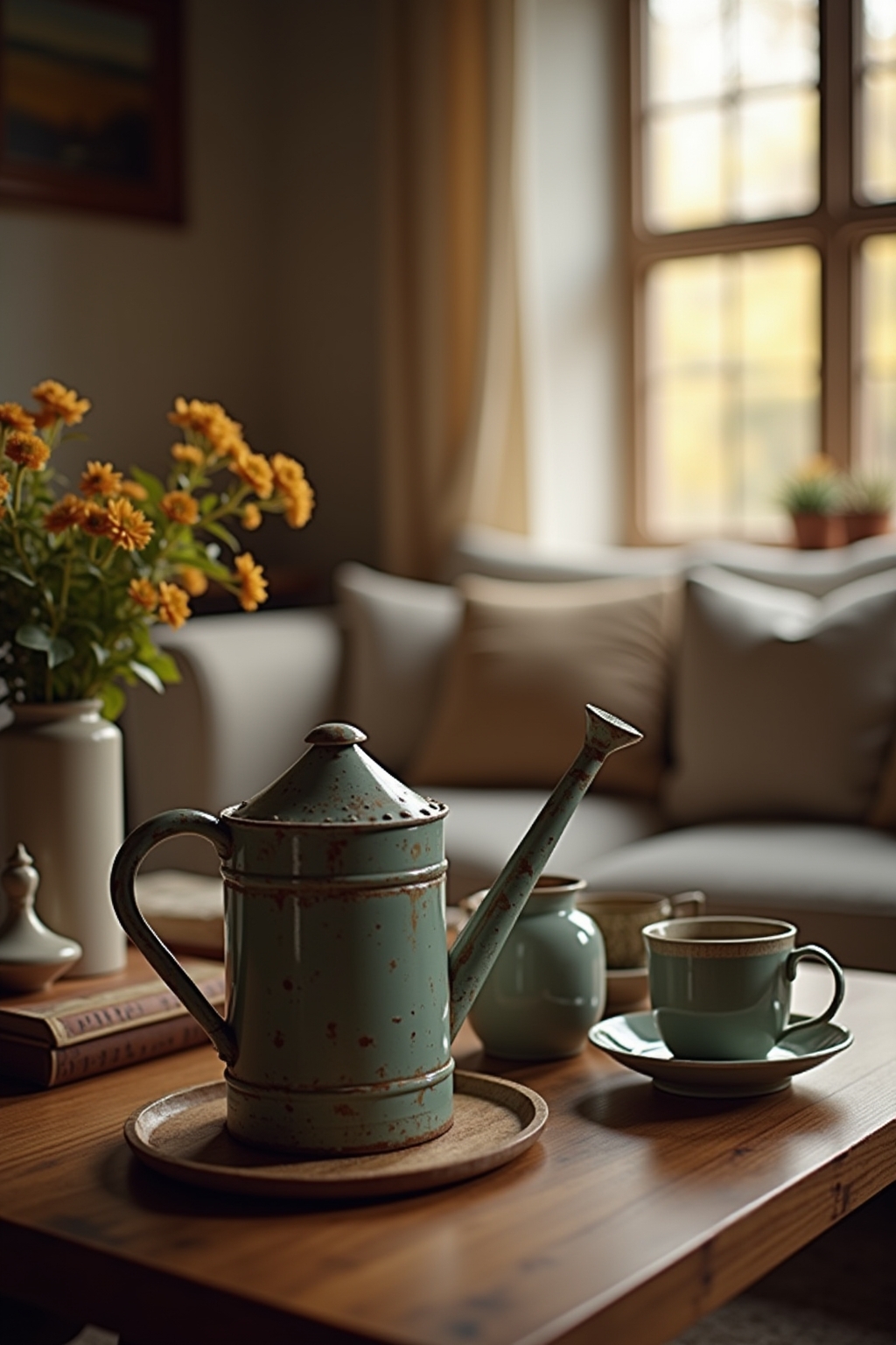 8 Gießkanne im Vintage-Stil als Deko Ideen