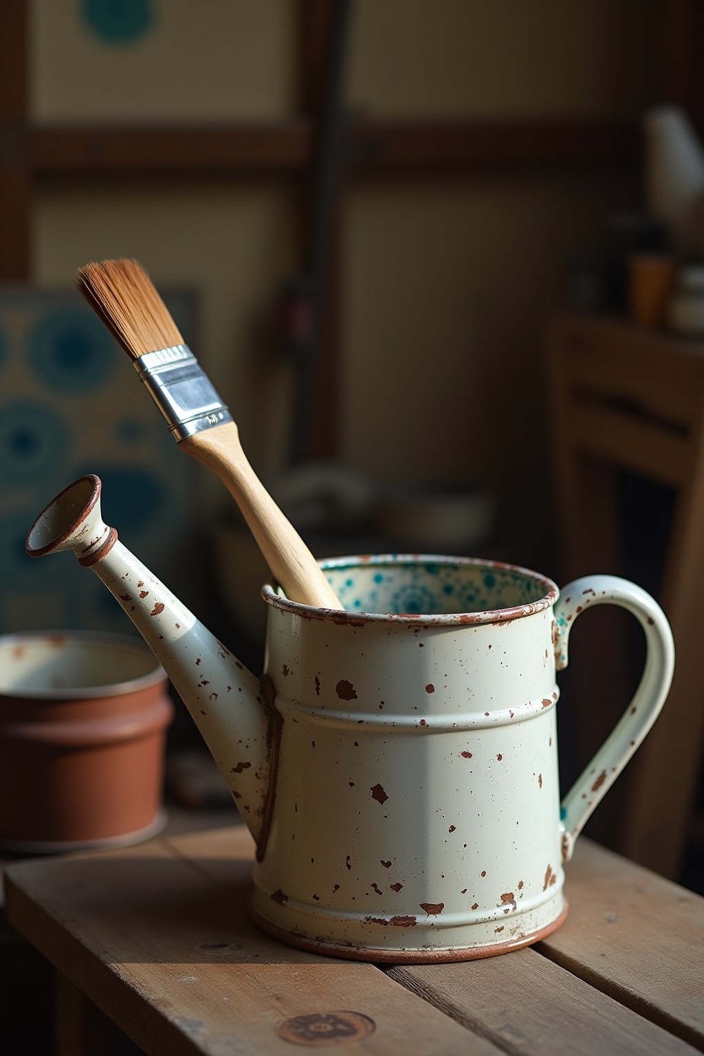 8 Gießkanne im Vintage-Stil als Deko Ideen